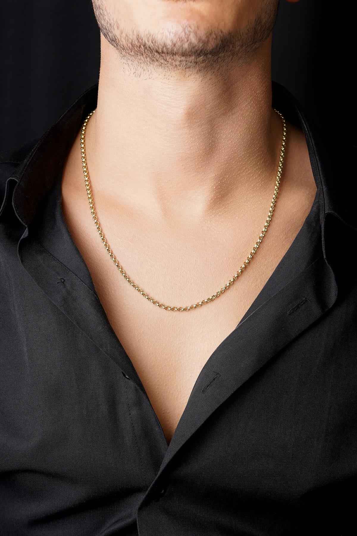 14ct Gold Rolo Chain 0.137 inch