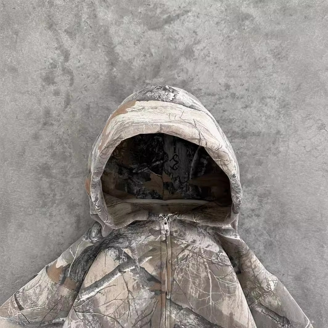 Urban Camo Retro Hoodie - HollySaleShop