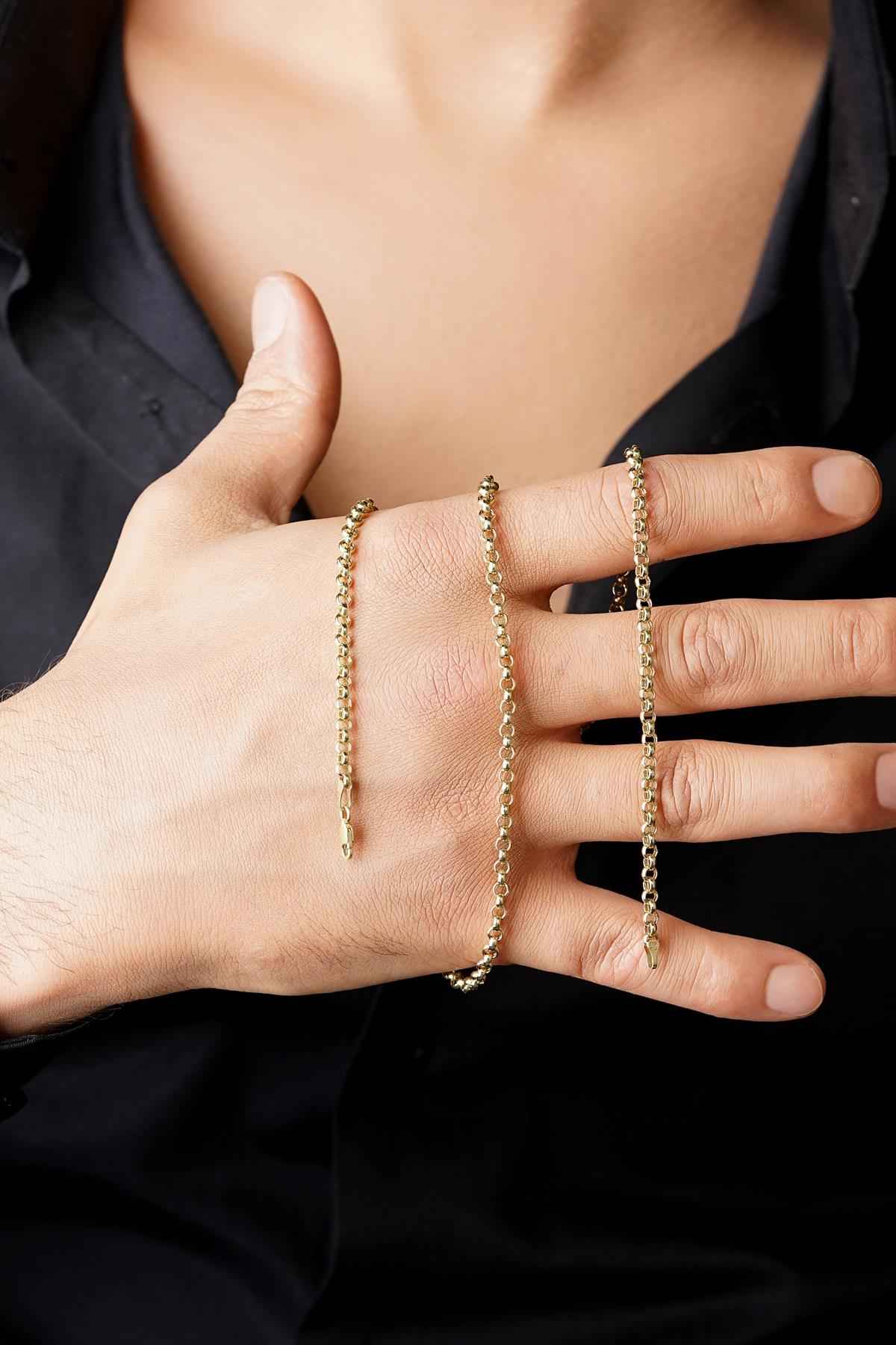14ct Gold Rolo Chain   0.137 inch