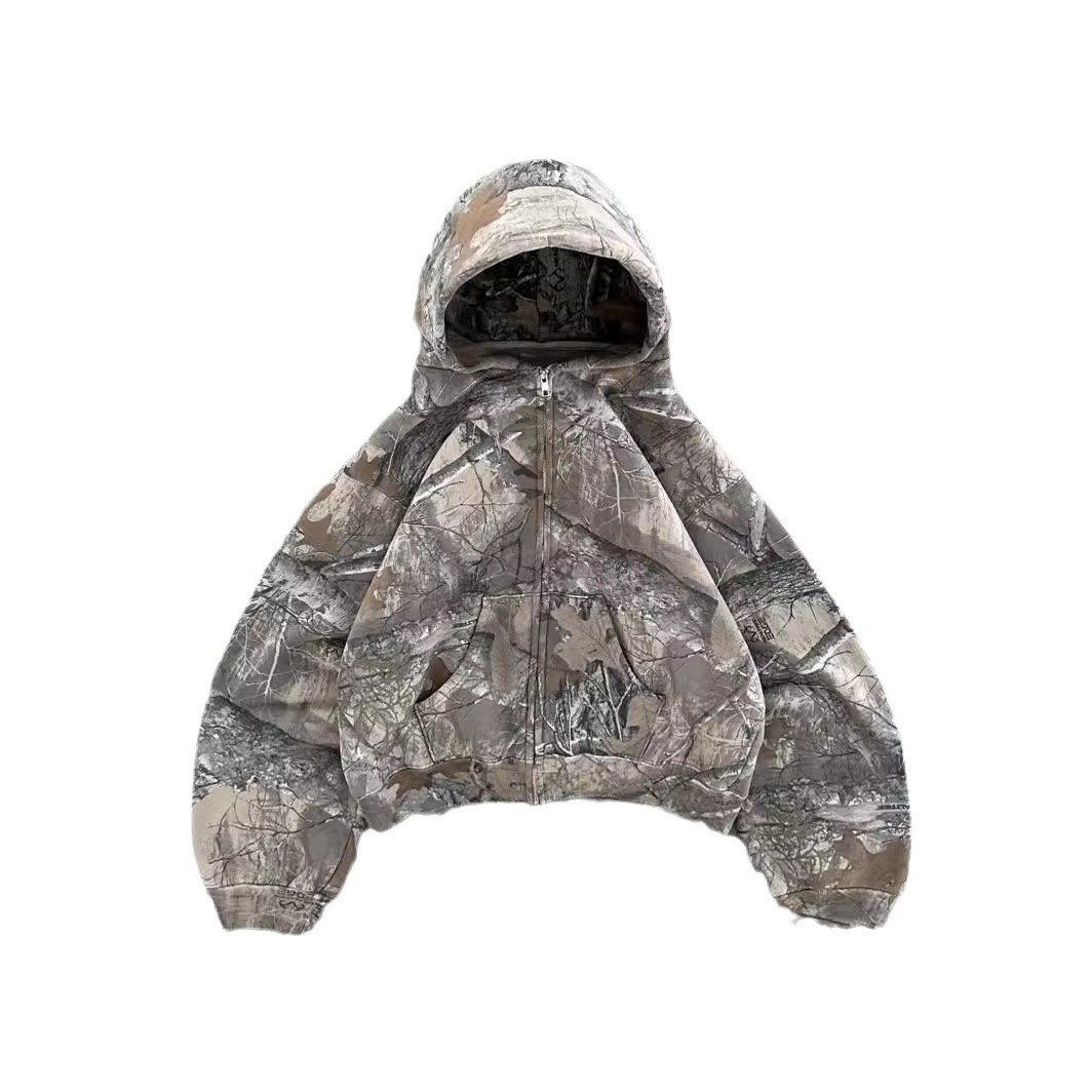 Urban Camo Retro Hoodie - HollySaleShop