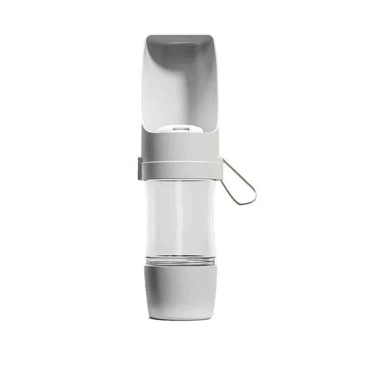 2-in-1 Pet Travel Water Bottle with Food Container