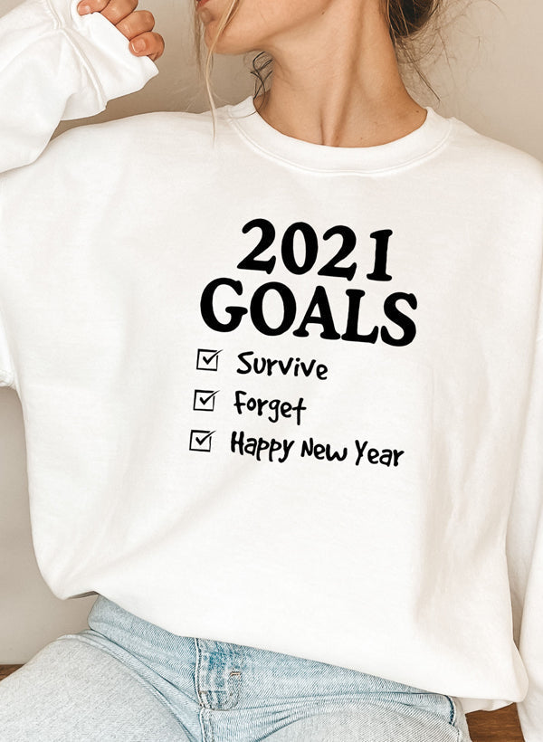 2021 Goals Sweat Shirt-5