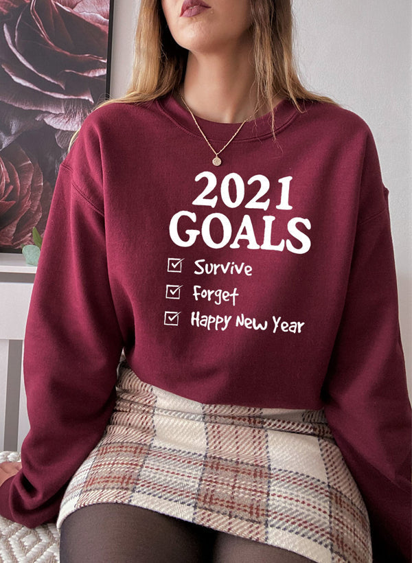 2021 Goals Sweat Shirt-3