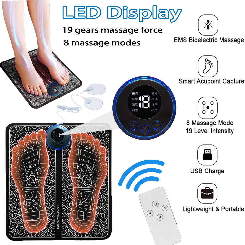 Rechargeable Foot Massage Pad - HollySaleShop