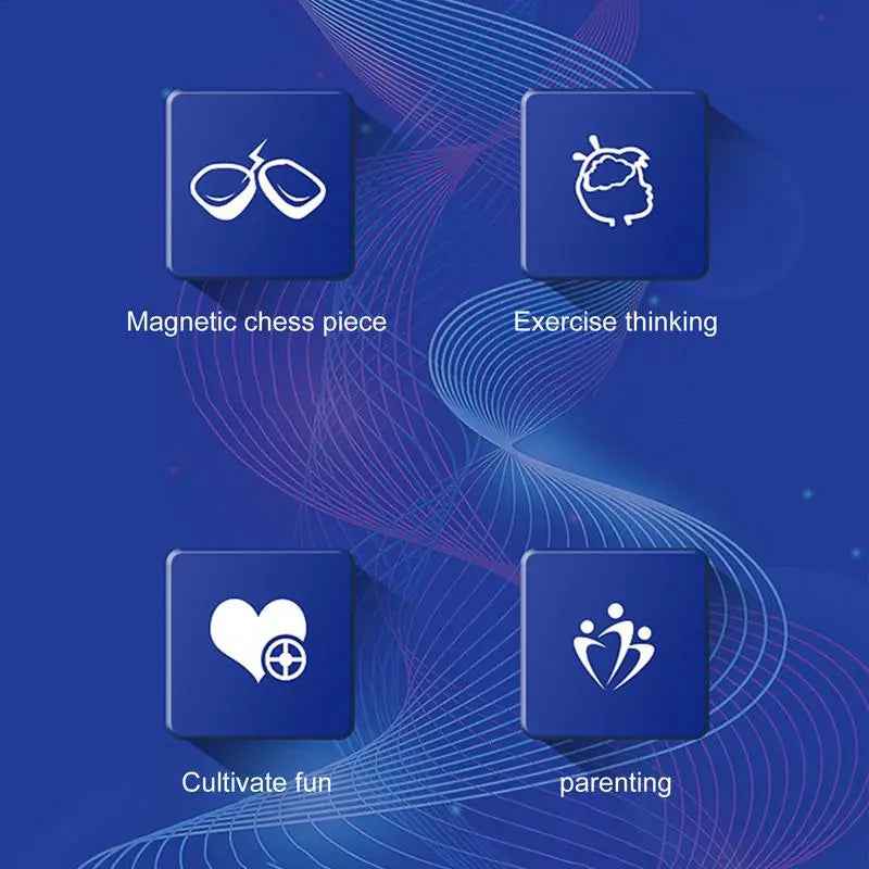 Chess Board Game Magnetic Effect