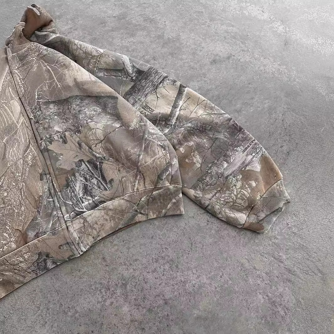 Urban Camo Retro Hoodie - HollySaleShop