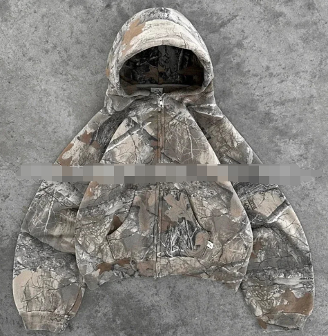 Urban Camo Retro Hoodie - HollySaleShop