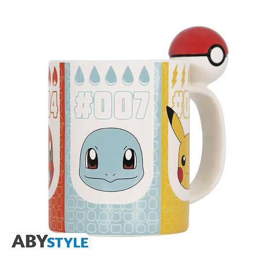 Pokemon 3D fogantyús bögre Pokéball-0