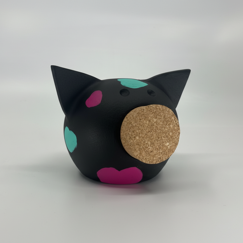 Joy of Hearts | Handmade Ceramic Piggy Bank