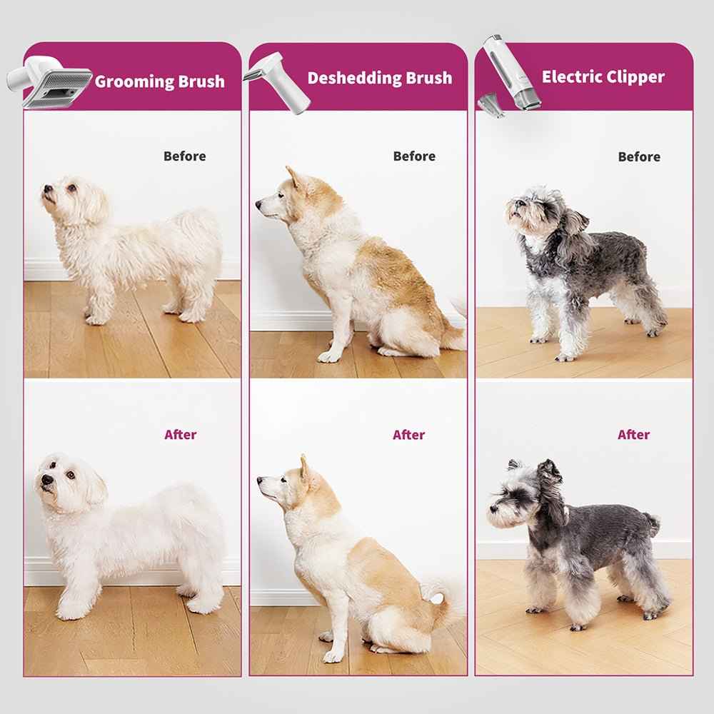 FurWaker 5-in-1 Pet Grooming Kit (AirClipper)