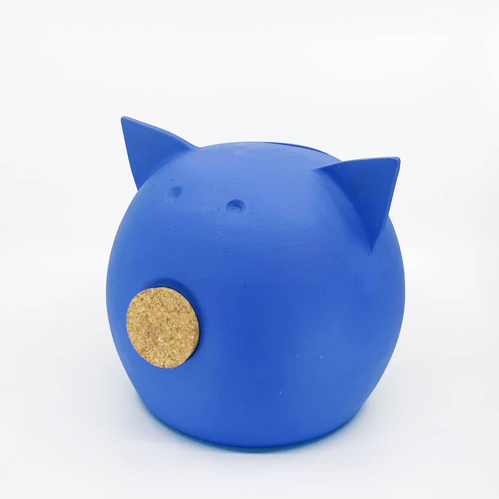 Handmade Ceramic Blackboard Piggy Bank - The Chalk Collection - HollySaleShop