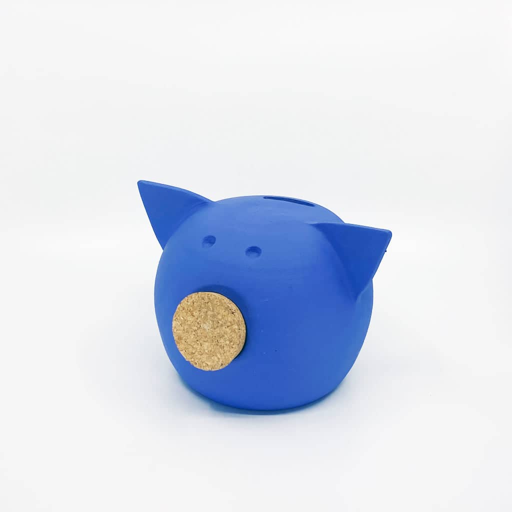 Handmade Ceramic Blackboard Piggy Bank - The Chalk Collection - HollySaleShop