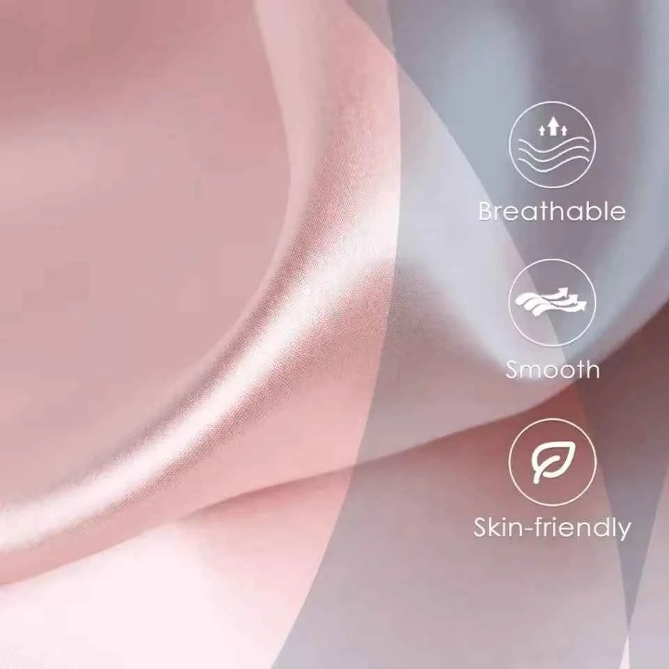 Kuup 1pcs Pillowcase Pillow Cover Silky Satin Hair Beauty Pillow Case Comfortable Pillow Case Home Decor Wholesale