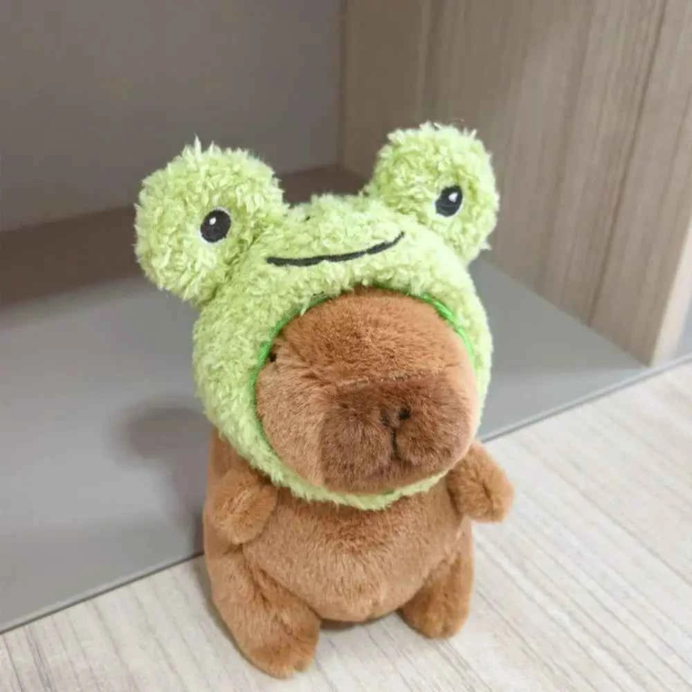 Cute Capybara Plush Toy Hoodie with Wings Simulation Doll Small Size Stuffed Animals Anime Fluffty Toy Birthday Party