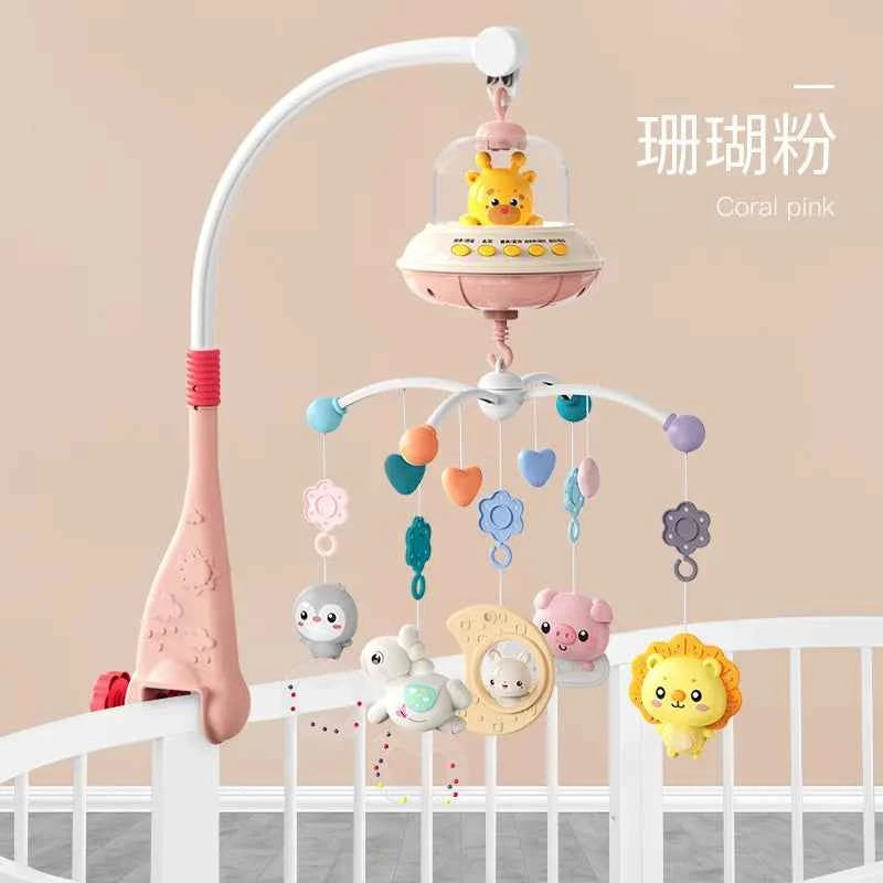 Musical Baby Crib Mobile with Lights Music Projection for Infants Remote Control Crib Toys for Newborn Baby Mobile for Crib Toys