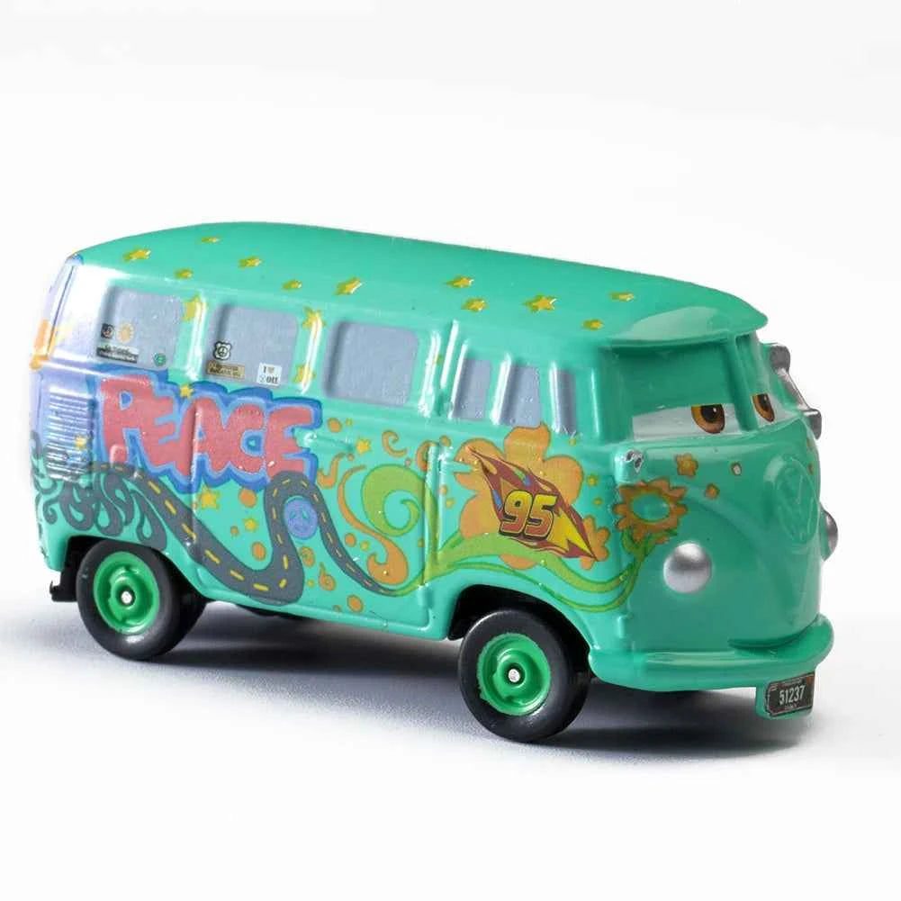 Cars Disney Pixar Cars Lightning McQueen Mater Jackson Storm The King Mater 1:55 Metal Alloy Car Toy Model Toys Children Gifts