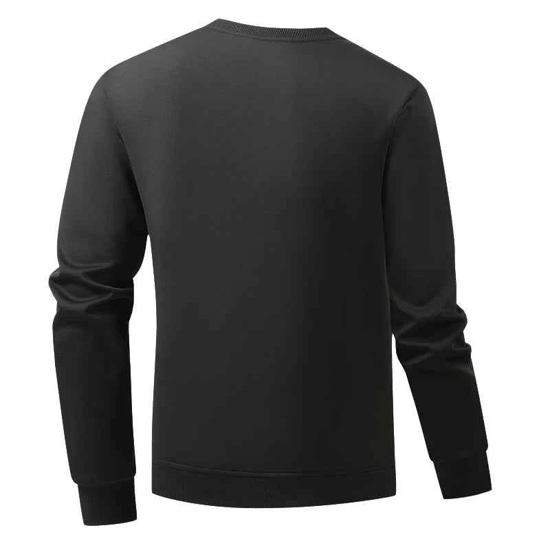 New 7-Zone Heating Intelligent Temperature Control Electric Round Neck Hoodie Men'S Autumn Winter Casual Thick Warm Pullover Top
