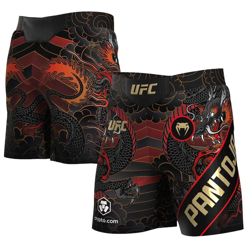 New UFC Closing Battle 323 Alexandre Pantoja Night Of Fighting Boxing Shorts Men Breathable  Fighting Shorts MMA Jujutsu Shorts