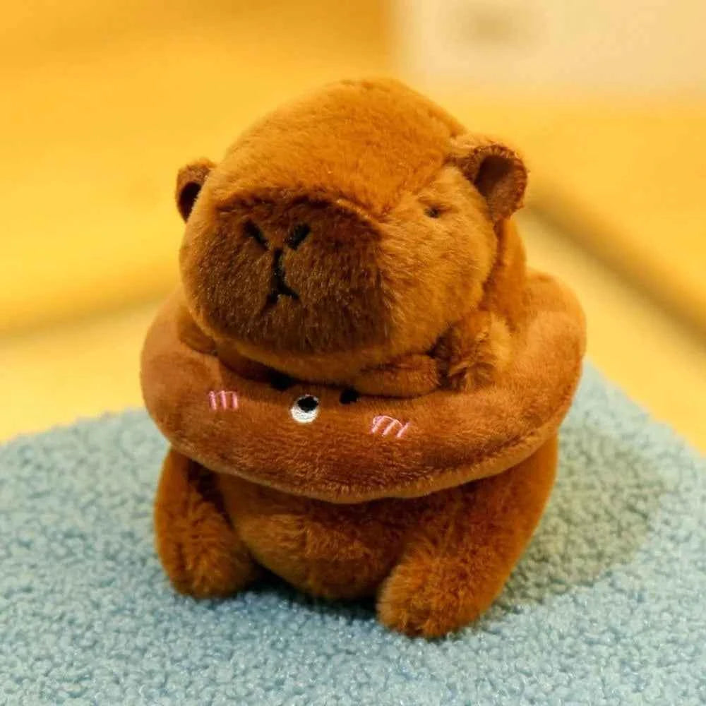 Cute Capybara Plush Toy Hoodie with Wings Simulation Doll Small Size Stuffed Animals Anime Fluffty Toy Birthday Party