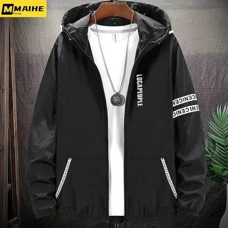 Summer Skin Coats Men SPF Ultra Light UV Sun Protection Big Size Hooded Windbreaker Jacket Men  Striped Casual Outwear 8XL 9XL