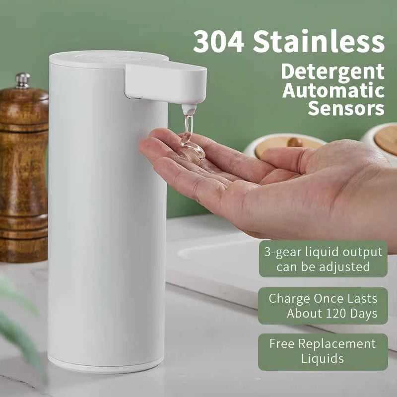 Kitchen Soap Machine Automatic Sensor Out of Hand Sanitizer Smart Electric Body Wash Soap Dispenser 304 Stainless Steel