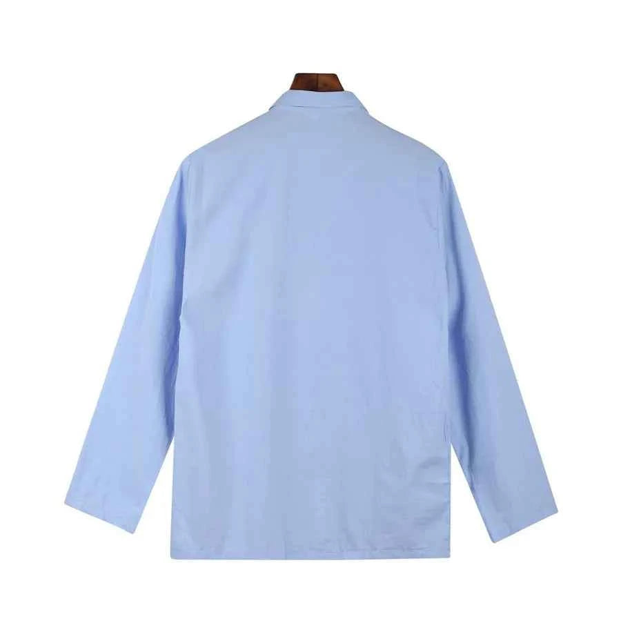 Cotton Linen Men's Extremely Thin Jacket Summer Solid Color Lapel Shirt Casual Coat Men Clothing Loose Beach Cardigan