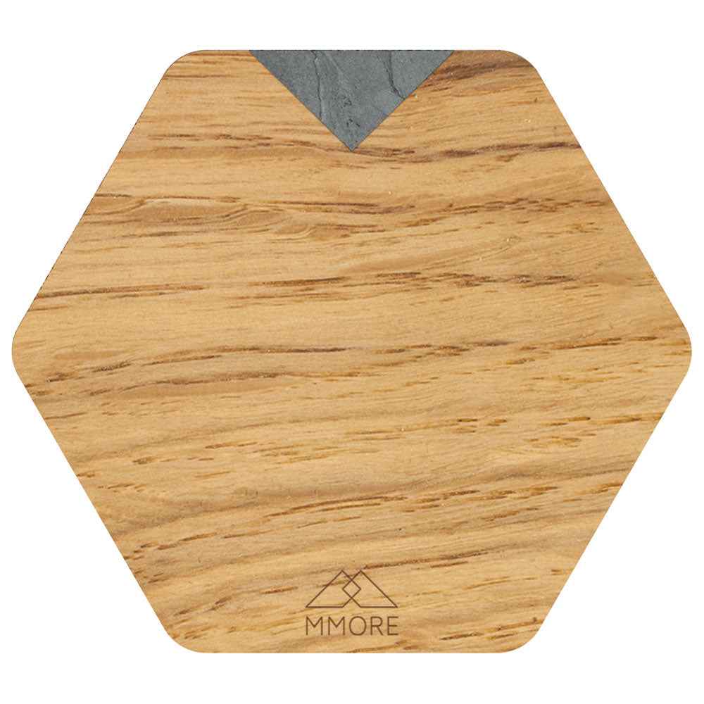 Wooden Coasters - Oak / Set of 4 Coasters
