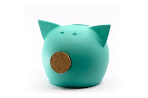Handmade Ceramic Blackboard Piggy Bank - The Chalk Collection - HollySaleShop