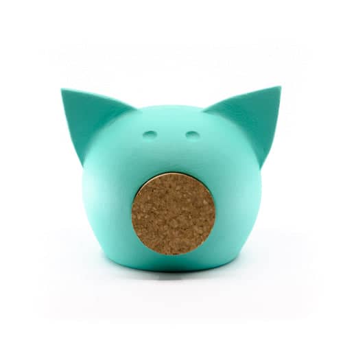 Handmade Ceramic Blackboard Piggy Bank - The Chalk Collection - HollySaleShop