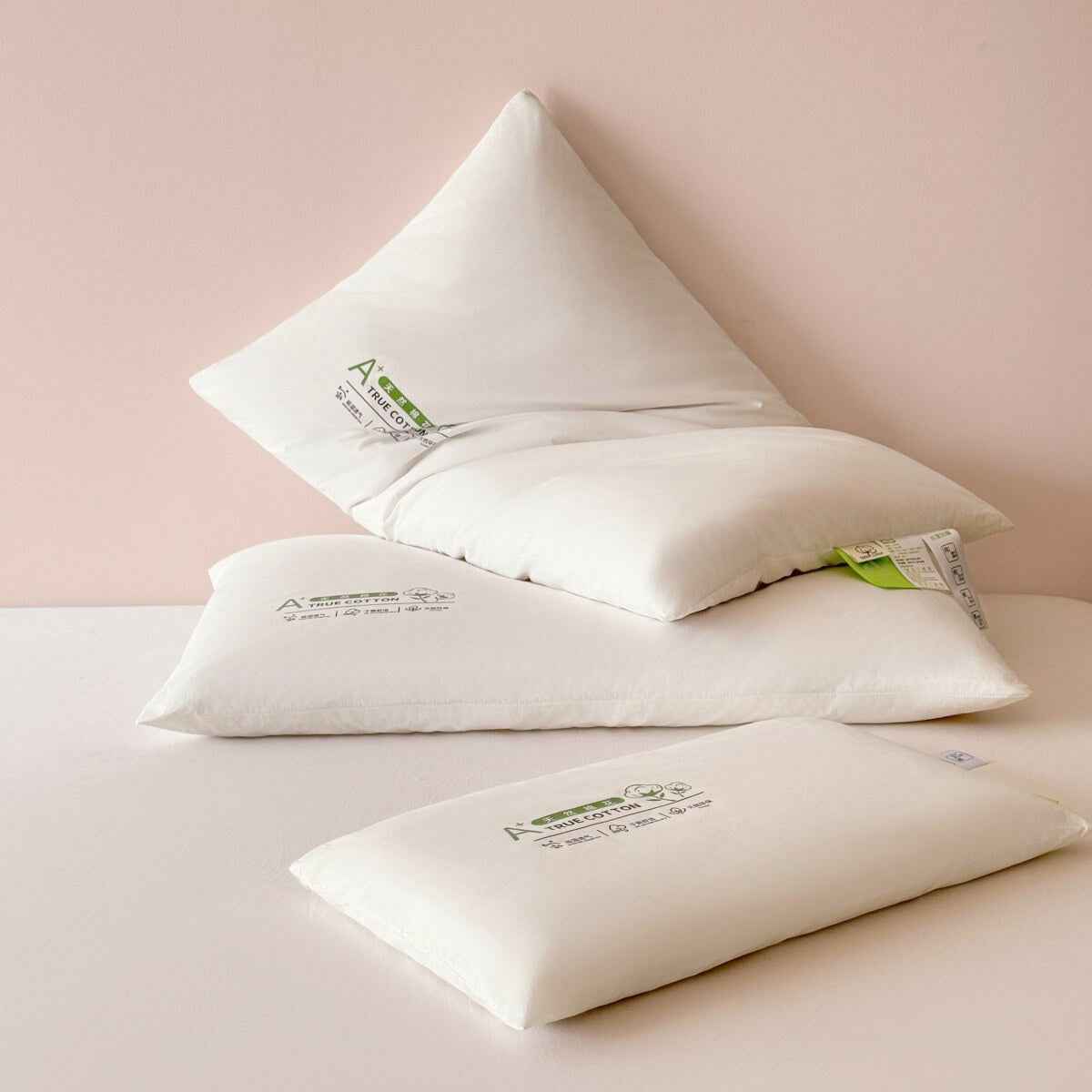 Baby Safe 60s Pure Cotton 2 Pieces Kids Pillow Set