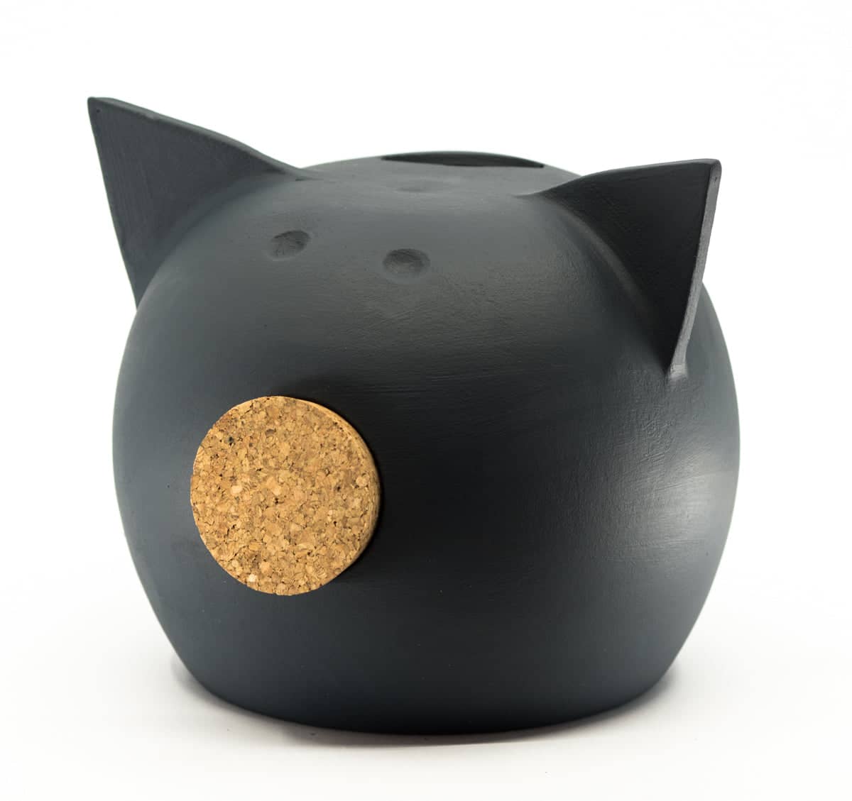 Handmade Ceramic Blackboard Piggy Bank - The Chalk Collection - HollySaleShop