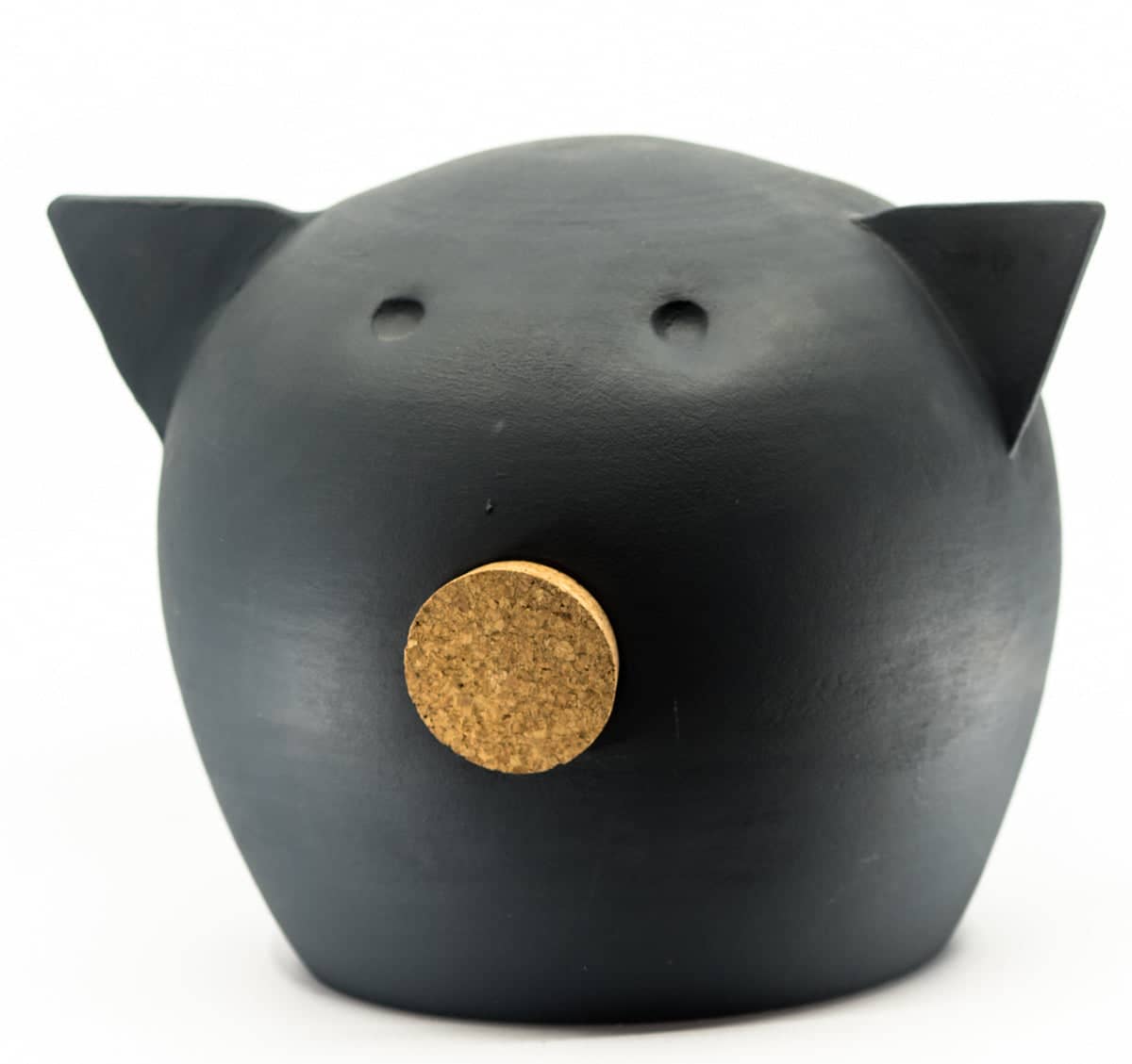 Handmade Ceramic Blackboard Piggy Bank - The Chalk Collection - HollySaleShop