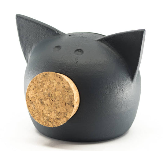 Handmade Ceramic Blackboard Piggy Bank - The Chalk Collection - HollySaleShop