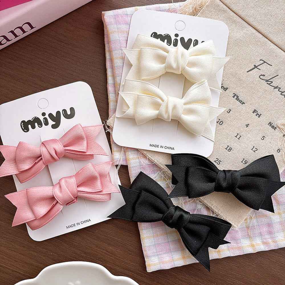 MyKids-USA® Collection of Butterfly-bows Hair Clips