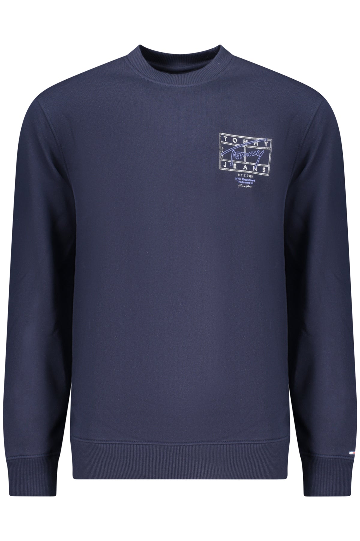 TOMMY HILFIGER MEN'S BLUE ZIP-UP SWEATSHIRT-0