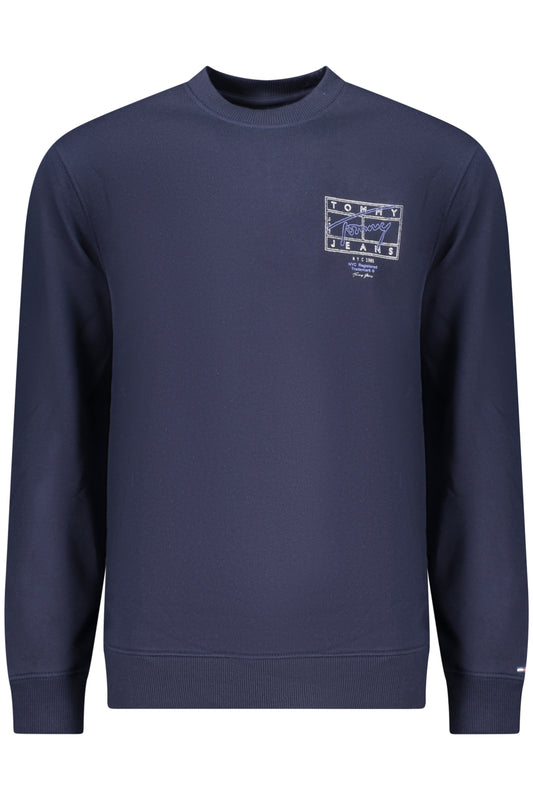 TOMMY HILFIGER MEN'S BLUE ZIP-UP SWEATSHIRT-0