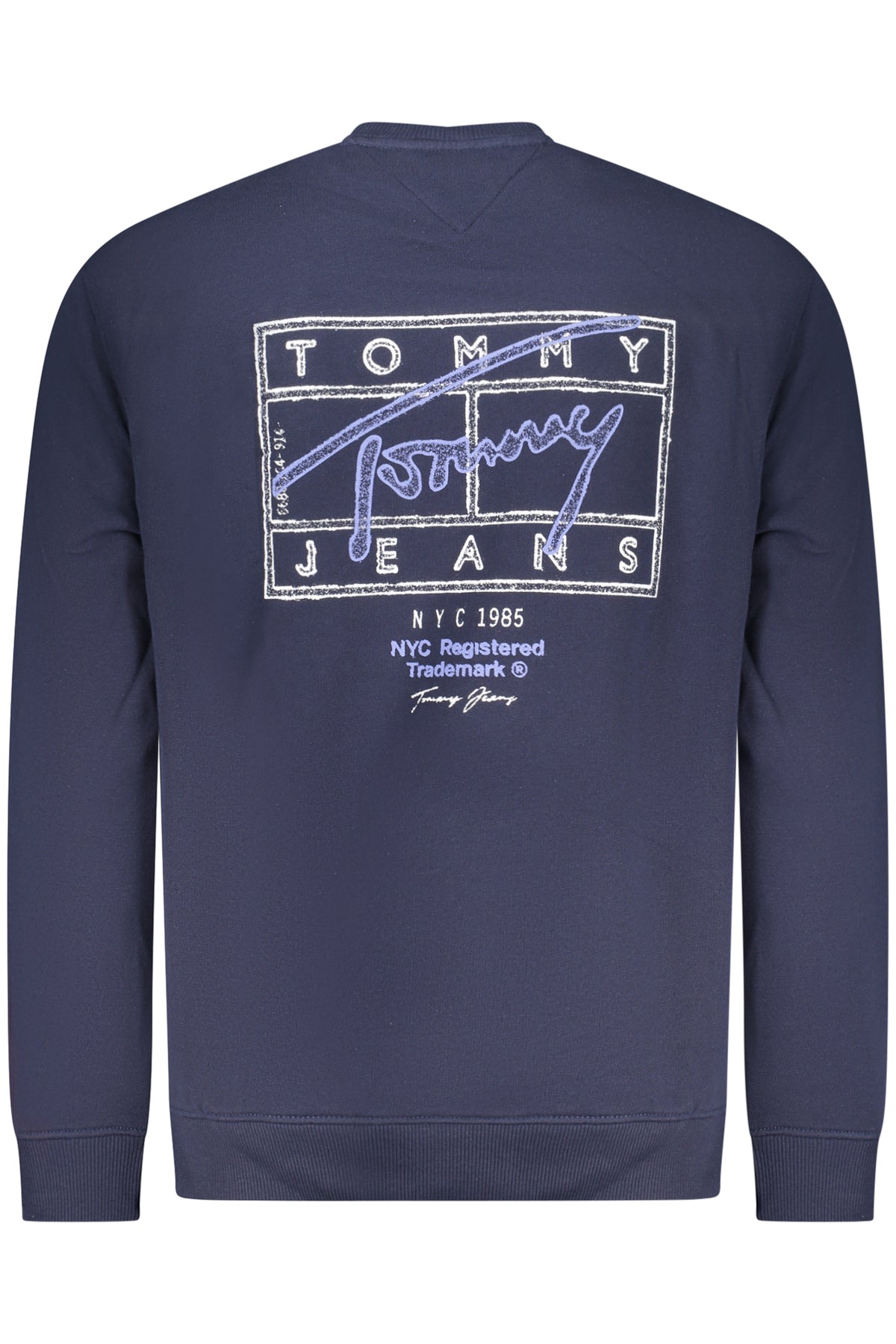 TOMMY HILFIGER MEN'S BLUE ZIP-UP SWEATSHIRT-1